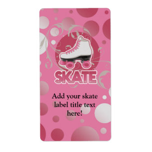 Raie de rouleau rose de remous de bulle, patinant