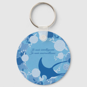 raie, fleur de vie, orange, mandala,zen,chakra, keychain