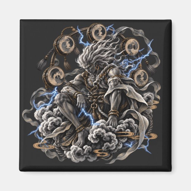 Raijin Bleu Magnet (Front)