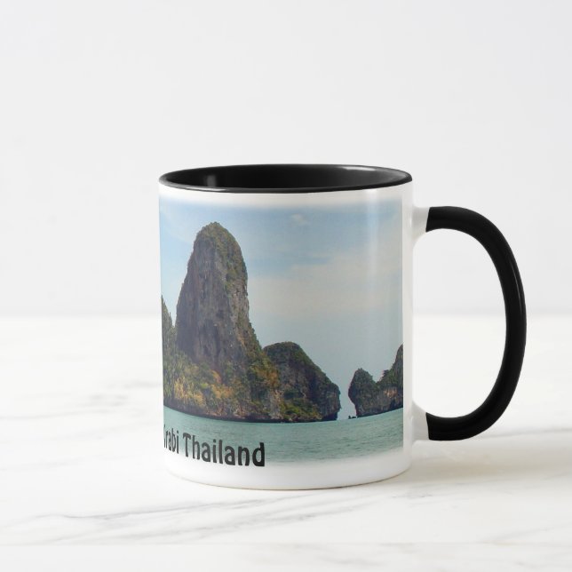 Railay Beach Krabi Thailand Mug (Right)