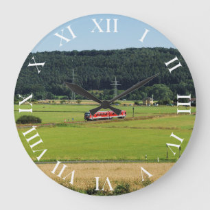 railcar large clock