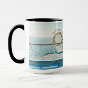 Railing Of A Cruise Ship Mug