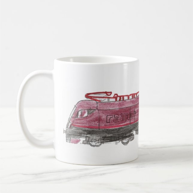 Railjet train mug (Left)