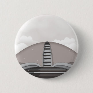 Railroad 2 Inch Round Button
