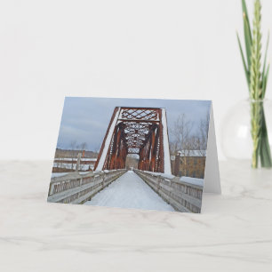 Railroad Bridge Notecard
