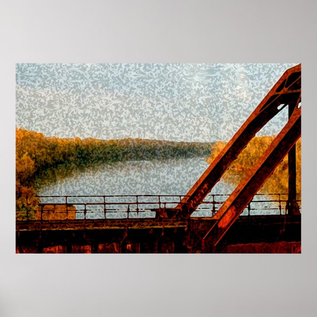 Railroad Bridge Poster (Front)