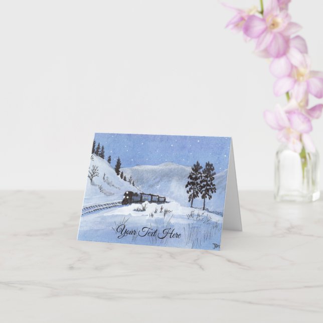 Railroad Card (Orchid)