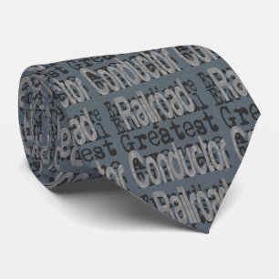 Railroad Conductor Extraordinaire Tie