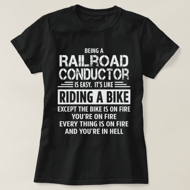 Railroad Conductor T-Shirt (Design Front)