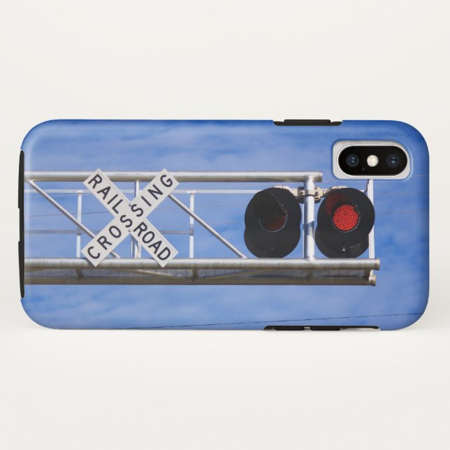 Railroad Crossing Cantilever Flashers Case-Mate iPhone Case (Back (Horizontal))