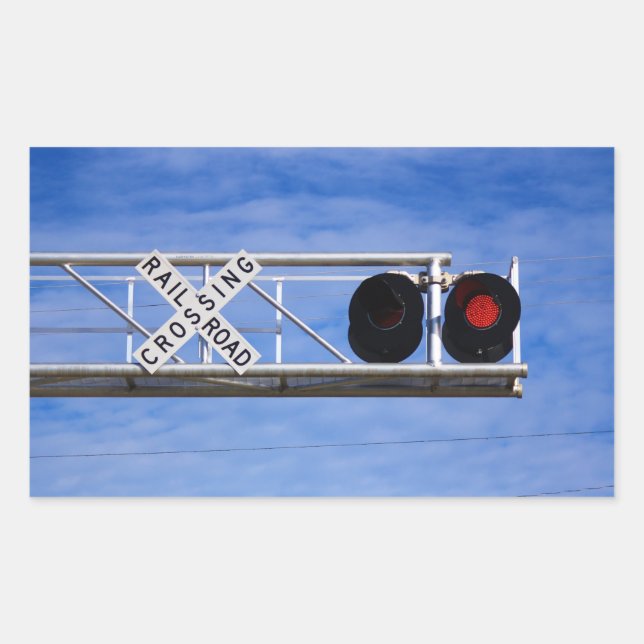 Railroad Crossing Cantilever Sticker (Front)