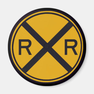 Railroad Crossing Magnet