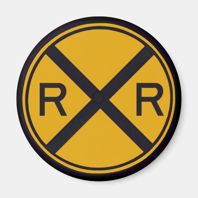 Railroad Crossing Magnet (Front)