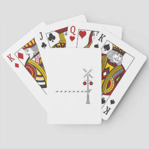 Railroad Crossing Playing Cards