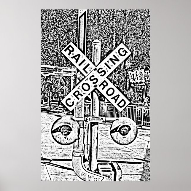 Railroad Crossing poster (Front)