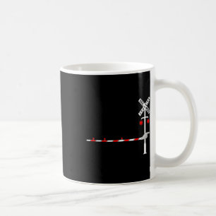 Railroad Crossing Rrier Sign Halloween Costume Diy Coffee Mug