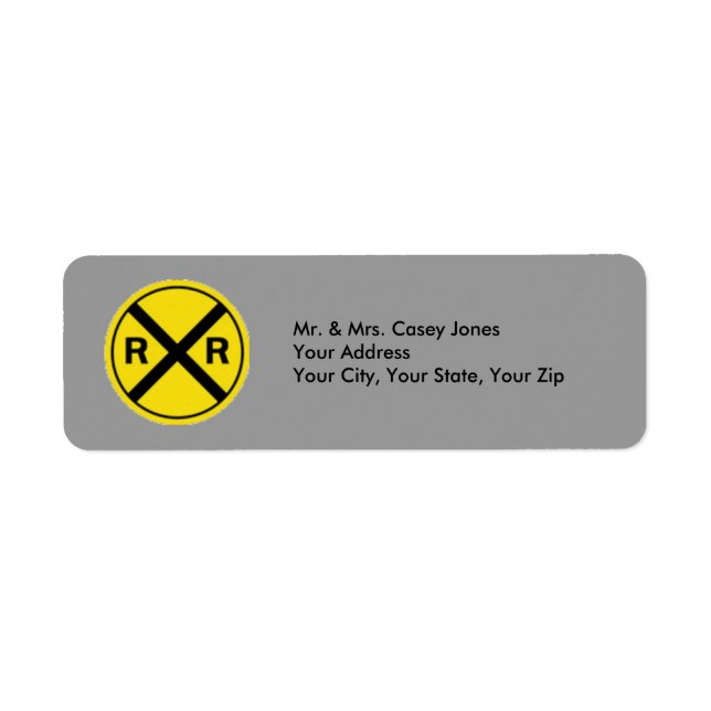 Railroad Crossing Sign (Front)