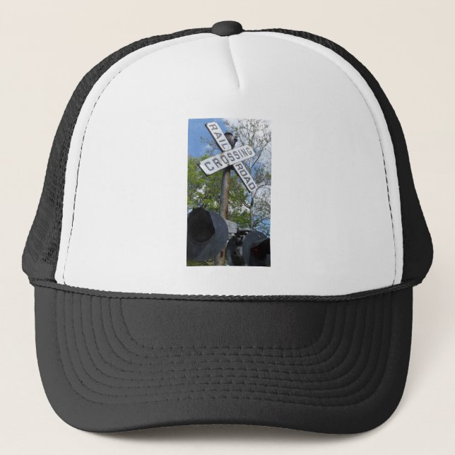 Railroad Crossing Trucker Hat (Front)