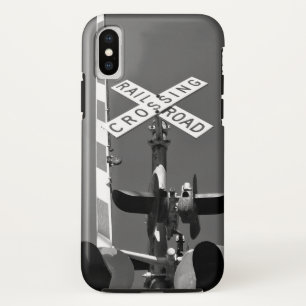 Railroad Crossing With Gate in Monochrome Case-Mate iPhone Case