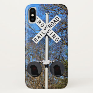 Railroad Crossing With Inverted Crossbuck Case-Mate iPhone Case