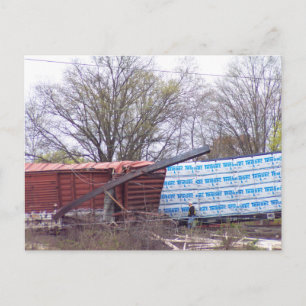 Railroad Derailment Photo 1 CSX Train K277-22 Postcard