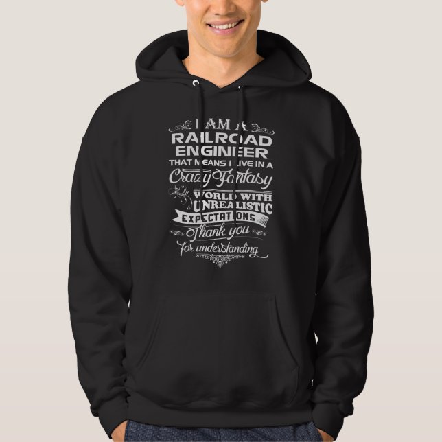 RAILROAD ENGINEER HOODIE (Front)