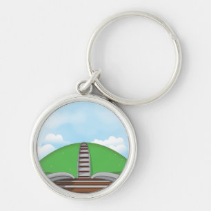 Railroad Keychain