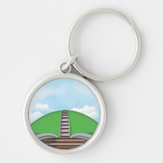 Railroad Keychain (Front)