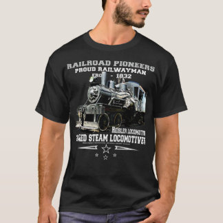 Railroad pioneers steam locomotive Heisler T-Shirt