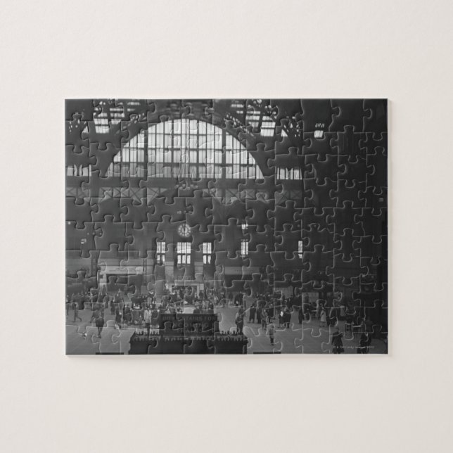 Railroad Station Jigsaw Puzzle (Horizontal)