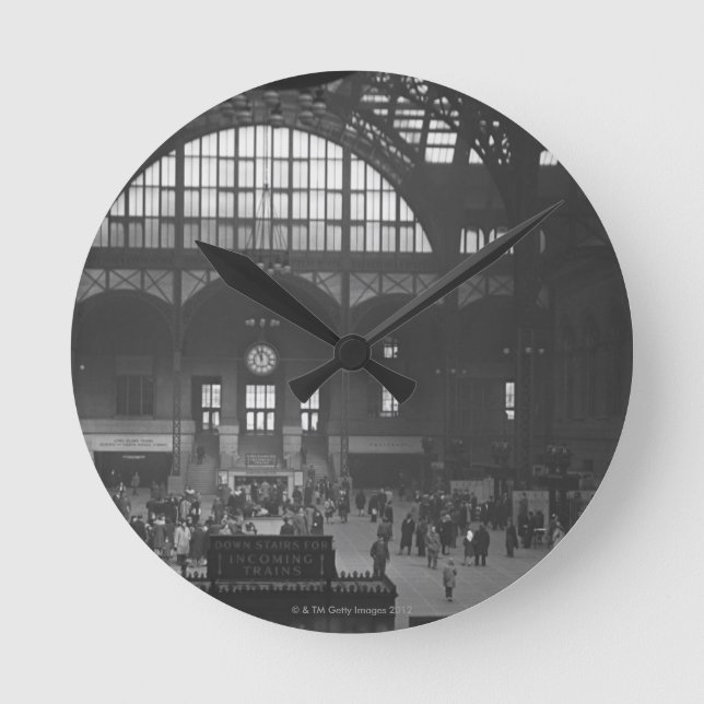 Railroad Station Round Clock (Front)