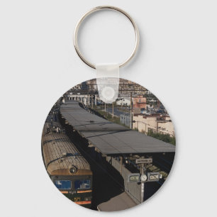Railroad station, Vladivostok, Russia Keychain