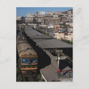 Railroad station, Vladivostok, Russia Postcard