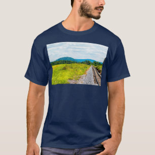 Railroad Tracks and Mountains in Gettysburg PA T-Shirt