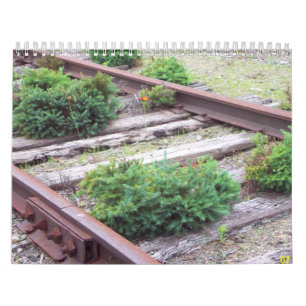 Railroad Tracks Calendar