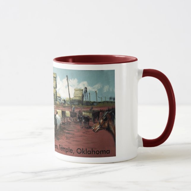 Railroad Tracks Mural 1910 Mug (Right)