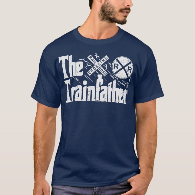 Railroad Train Railroad Engineer Train Gifts T-Shirt (Front)