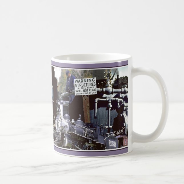 Railroading Montage Coffee Mug (Right)