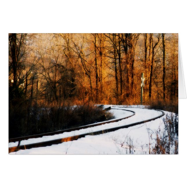 Rails En Hiver (Devant horizontal)