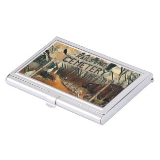 Rail's End Cemetary Business Card Holder