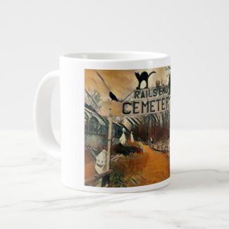 Rail's End Cemetary Jumbo Mug