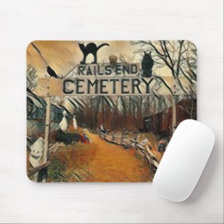 Rail's End Cemetary Mousepad