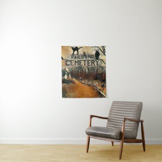 Rail's End Small Tapestry