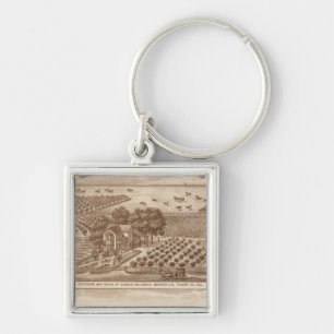 Railsback, Hackett ranches Keychain