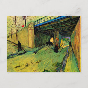 Railway Bridge over Montmajour by Vincent van Gogh Postcard