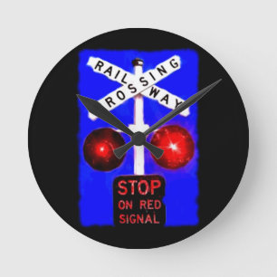 Railway Crossing Clock