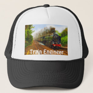 Railway Enthusiast Steam Train Engineer Hat Series