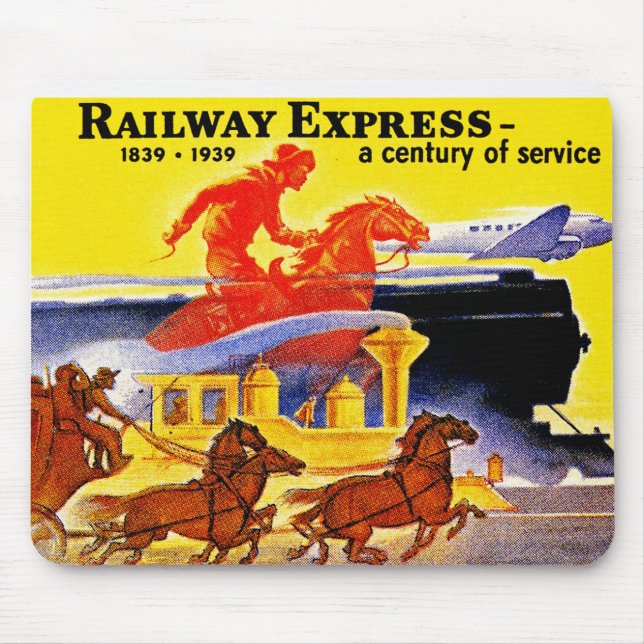  Railway Express a century of service Mouse Pad (Front)