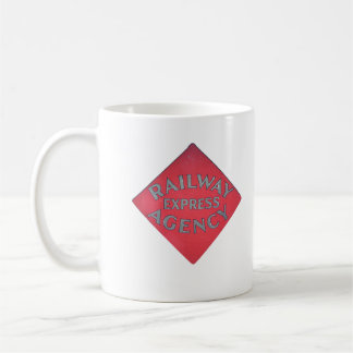 Railway Express Vintage Railroad Logo Mug