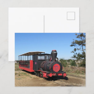 railway, goes to Praia do Barril, Portugal Postcard
